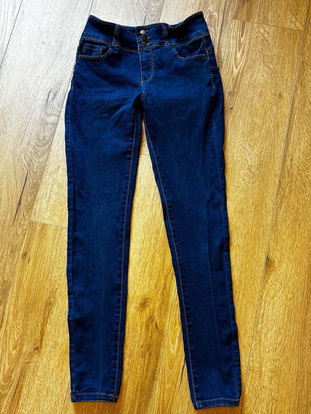 Wax Jean Butt I Love You Dark Wash High Rise Skinny Jeans Series 90400